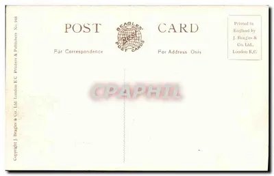 LONDRES — Abadia de Westminster & Igreja de St. Margaret's — Beagles Post Cards, n° 948 — Verso
