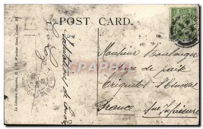 LONDON — Regent Street — LL. — Éditeur : LL. — N° 115 — Verso