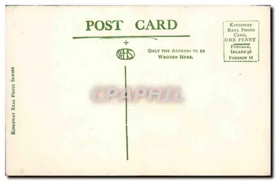 Trafalgar Square, mostrando a Coluna de Nelson, Londres — Kingsway Real Photo Card, série 11788 — Verso