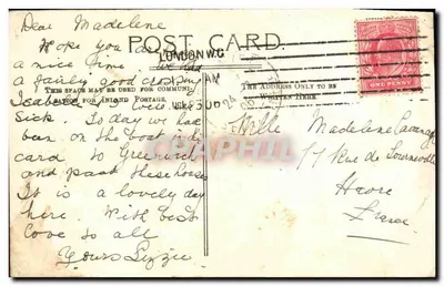 Londyn. Most Waterloo i Somerset House — seria Valentines 39382 — Rewers