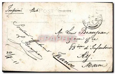 Coroação do Rei George V — Processão passando por Whitehall — Impriémi Bark — Verso