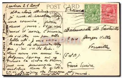 Abbatia Wschodnia, Front Zachodni — wydawca Westminster Postcard Co. nr 50824 — Rewers