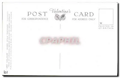 Kyles of Bute — widok panoramiczny z łodziami — wydawca Valentine & Sons Ltd, n° A.325 — Rewers