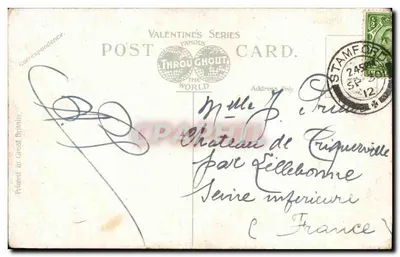 O Priorado, Stamford — editor Valentine's Series, n° 40684 — Verso