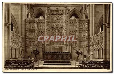 Catedral de Truro, O Painel do Altar — editor Photocrom Co. Ltd., n° 71585