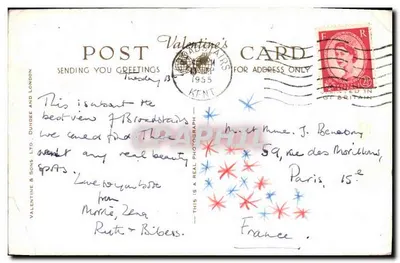 Broadstairs — widok panoramiczny — Valentine & Sons Ltd. n° K.7207 — Rewers