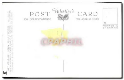 Widok z góry na Loch Fyne — widok panoramiczny — Valentine's & Sons Ltd, n° A1039 — Rewers