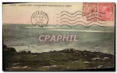 Lands End. Longship's Lighthouse & Reef — Wilesdale, 4 de julho de 1928
