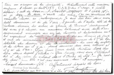 Convento do Coração Sagrado — Terrenos dos Jovens — Impresso no Reino Unido — Verso