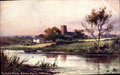 The Norfolk Broads - Belaugh Church, Nr Wroxham — Tuck's Post Card