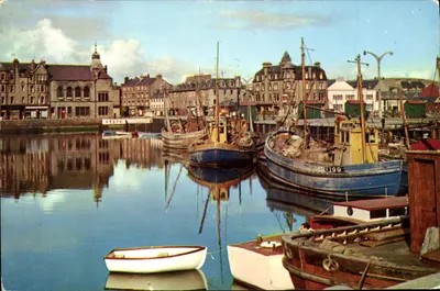 O porto de Campbeltown — supercouleur — editor Supercolour Postcard, Maybole, Escócia