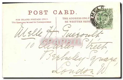 Abbotsford, Garden Front — vista do castelo de Melrose — editor Melrose — Verso