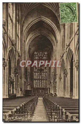 Abadia de Bath, Nave Leste — F. Frith & Co. Ltd. série 01638