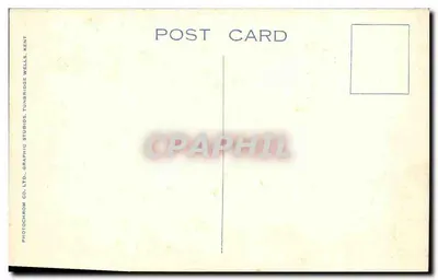 Clacton-on-Sea — O jardim comemorativo — Photochrom Co. Ltd., Tunbridge Wells, Kent — Verso