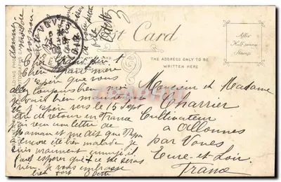 Bycknacre Priory — ruínas de um priorado — Fred Spalding, Cheltenford, n°456 — Verso