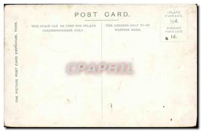 Brimham Rocks — Harrogate — The Picture Post Card Emporium, York — Achterkant