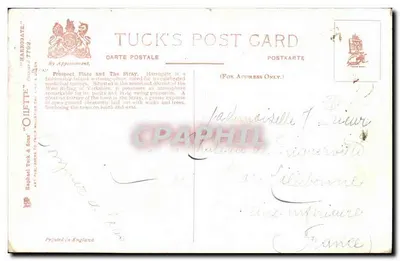 Harrogate - Prospect Place & Stray — Tuck's Post Card n° O'LETTE — Verso