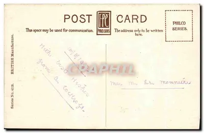 The Stray & West Park — Harrogate — Philco Series No. 4112 — Achterkant