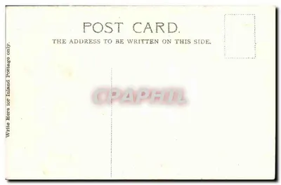 Sala de audiência da rainha Maria — Holyrood — Impressa por V. and S., Ltd., D., para The Picture Post Card Bureau, Édimbourg — Verso