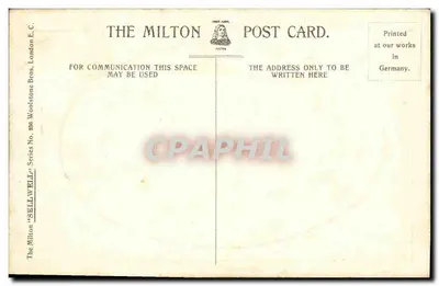 Widok brzegowego nabrzeża — The Milton Post Card — seria nr 286 — Rewers