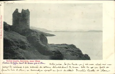 Castelo de Gylen, Kerrera, perto de Oban — D. Mackay, Livreiro, Oban