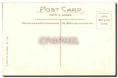 Jezus Chrystus z koroną trzcinową – trzymający latarnię – F. Frith & Co. Ltd. Regate, Nr 57117 — Rewers