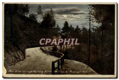 New Drive through Wyming Brook, Sheffield — pela luz da lua — editor The Peak, série 3018