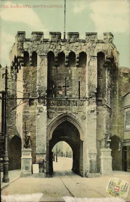 The Bargate, Southampton — editor Milton, série Glazette, n° 1400
