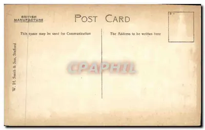 Stafford visto dal fiume — vista panoramica — W. H. Smith & Son, Stafford — Verso