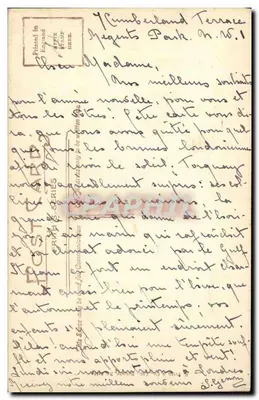 Torquay, Waldon Hill — widok portu i wysepki — wydawca C.P.A. nr 64663 — Rewers