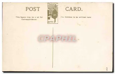 St Peter's Port, Guernsey — widok portu i wyspy — wydawca Dainty, seria 3 — Rewers