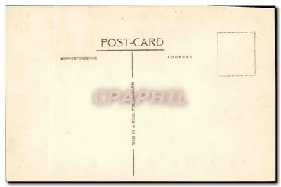 Zatoka Rozel, Jersey — widok portu i światłoszczepu — wydawca — Rewers