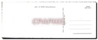 Le Havre — Visão Geral, A Praia, O Palácio de Adrienne, Novos Edifícios — Edição ALFA — Verso