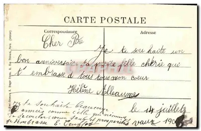 Vaux, Panorama — Vue prise du Gibet — Édition Marteau — Rückseite