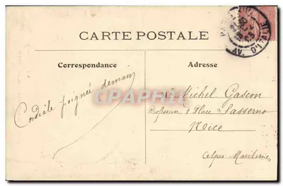 Parijs — De Kathedraal van Notre-Dame van Parijs — De Abside — L. J. & Cie, uitg. Angoulême-Parijs — Achterkant