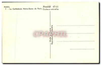 Nossa Senhora de Paris — vista triptyque — Processo 47-11 — Verso