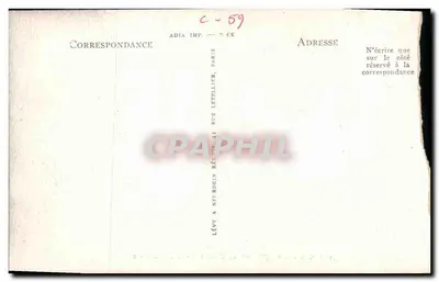 Zamek w Chantilly — Wyspa Miłości — ADIA IMP. — n°41 — Rewers