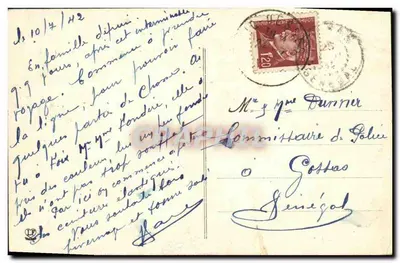 Pyrénozy Ariégeoise — Okolice Auzat i Vicdessos, Duży Staw Basseès, 1300 metrów nad poziomem morza — Plintatype Lahouche Frères, Toulouse — Rewers