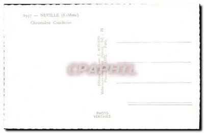 Neville (S.-Mme) — Chaumière Cauchoise — Uitgave E. MIGNON — Achterkant
