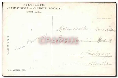 À margem — W. Roelofs — F. M. Cologne 4026 — Verso