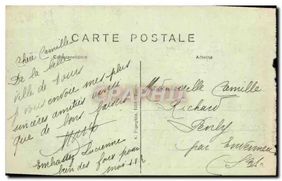 Tours (Indre-et-Loire) — Sint-Gatien kathedraal en oostelijke deel van de stad — A.P. — Achterkant