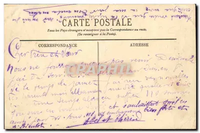 Paryż — Dzieci na Tuileries — LL. — n°50 — Rewers