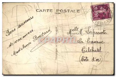 Le Croisic (Loire-Inf.) — Núi Esprit từ đó có thể ngắm nhìn một khung cảnh tuyệt đẹp của Vịnh — số 731 — Mặt sau