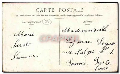 Paris — Theater du Vaudeville und Boulevard des Italiens — Verlag Streck & Cie, Paris — Rückseite