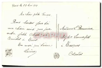 Salon de Paris — Conte de Grand'Mère — G.P. MASURE — n° 2149 — Verso