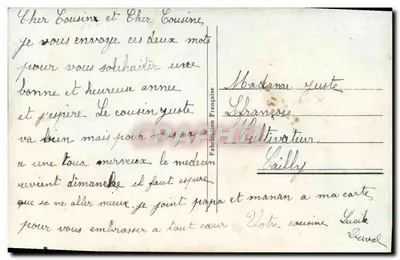 Vista invernal com retrato em botas — editor JK n°9122 — Verso