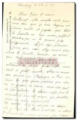 Amerykański zamek w Commercy — Montsec — wydawca REAL PHOTO - PARIS, n°45 — Rewers