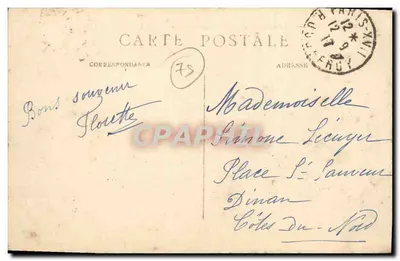 PARIS — Panorama zrobiona z Trocadéro — M. J. — nr 623 — Rewers