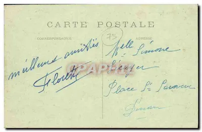PARIS – Panorama tirado da Catedral de Notre-Dame – M. J. – n° 614 — Verso