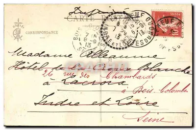 Grosse Men - Bretagne — (Col. L. Hamonic, St-B.) — n° 2496 — Rewers
